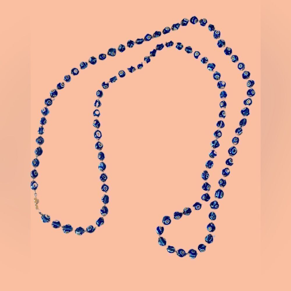 Genuine Venetian Bead Necklace and Bracelet, purchased in Venice.